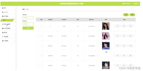 基于Spring Boot的生活用品供应管理系统设计与实现